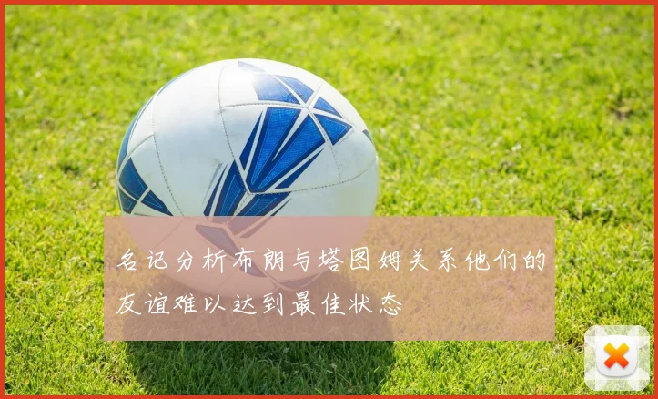 名记分析布朗与塔图姆关系他们的友谊难以达到最佳状态