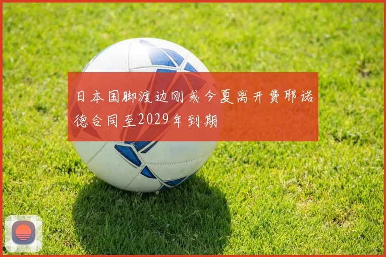 日本国脚渡边刚或今夏离开费耶诺德合同至2029年到期